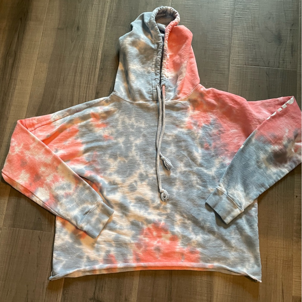 Tie-Dye Crop Gymnastics Hoodie